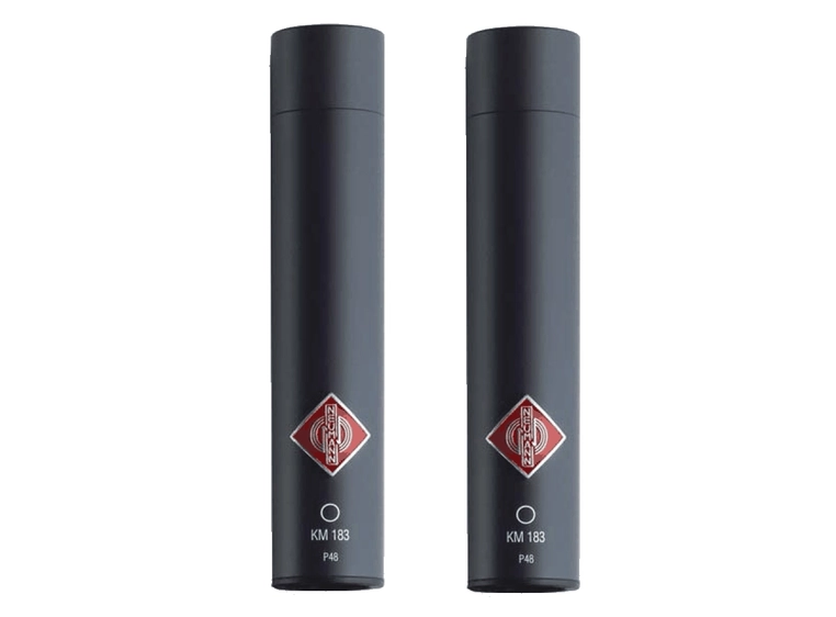 Neumann KM 183 mt Stereo Set Omni-directional mics. Black 